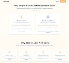 NextBook - Your Perfect Read in Seconds gallery image