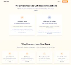 NextBook - Your Perfect Read in Seconds gallery image