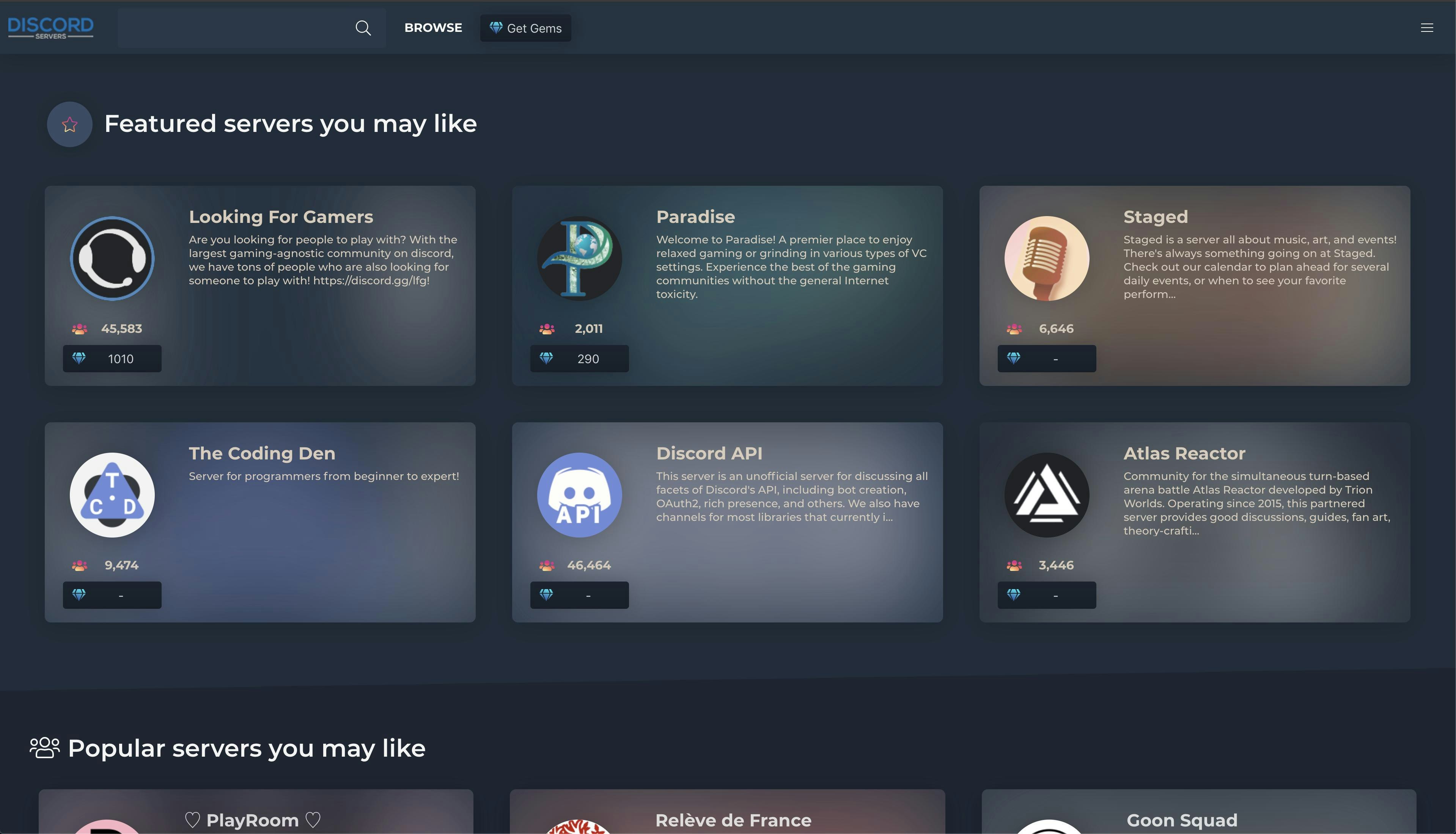 DiscordServers.com gallery image