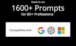 1600+ Prompts for 80+ Professions image
