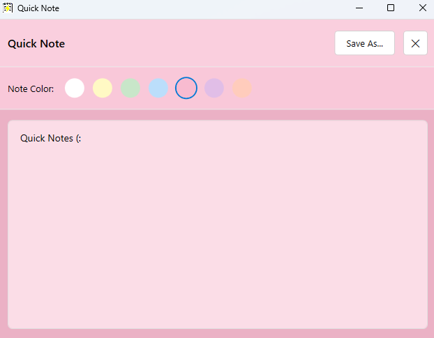 Quick Notes gallery image