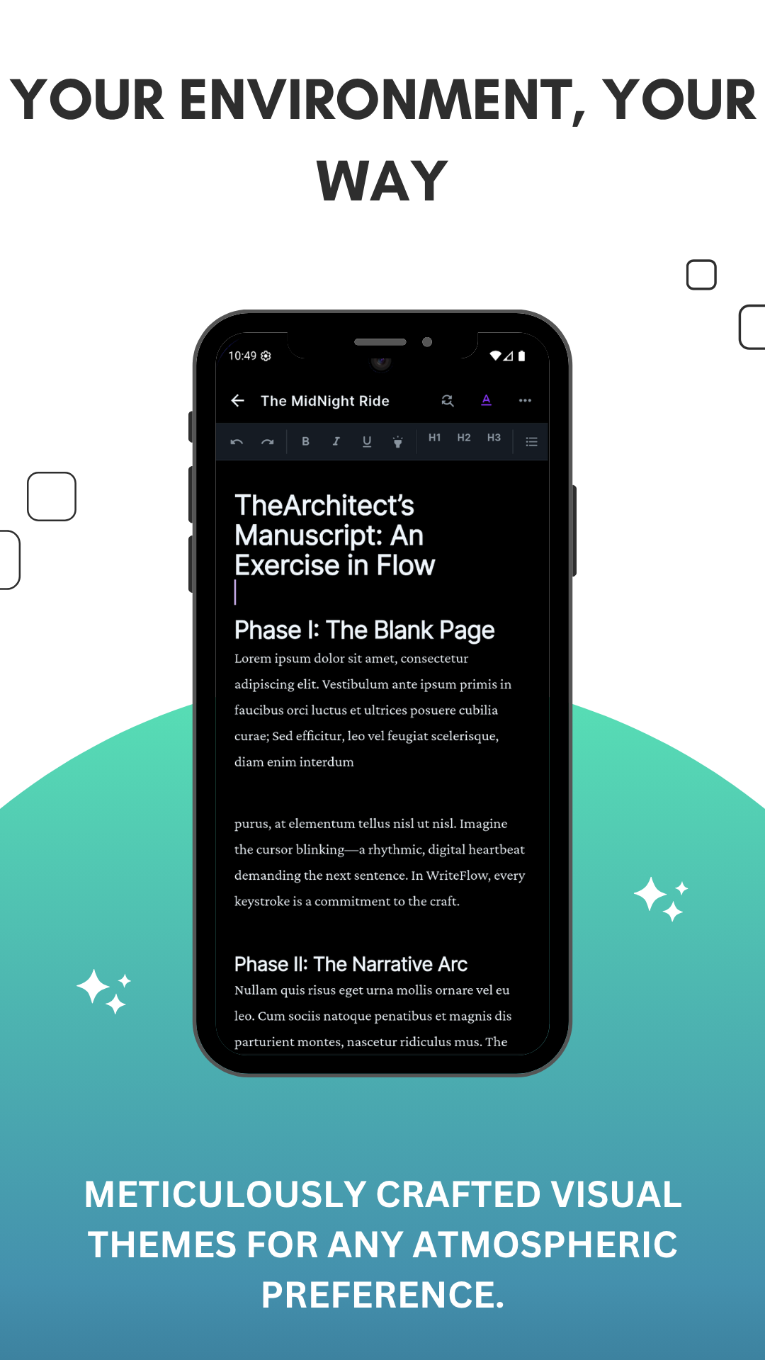 WriteFlow: Focused Writing App gallery image