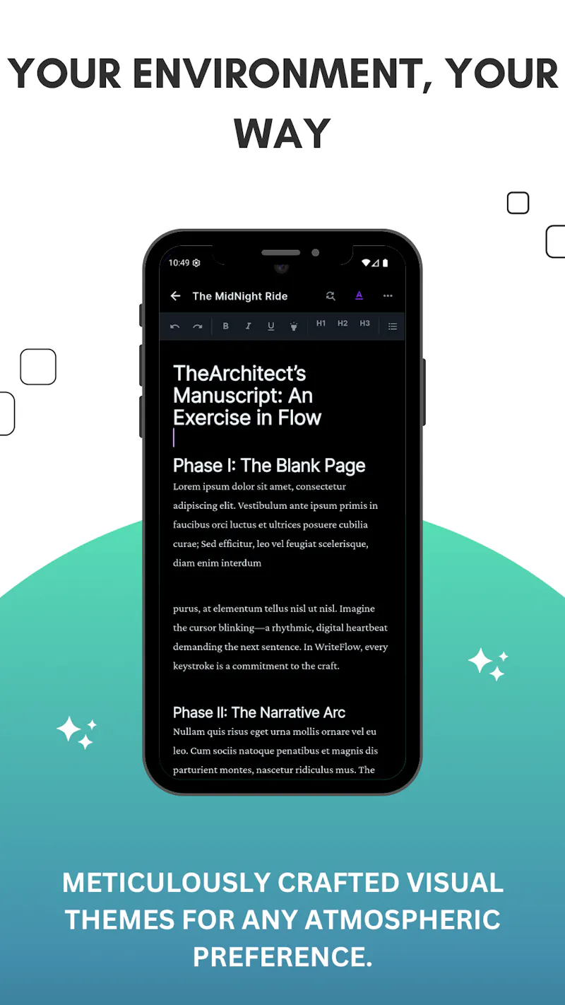 WriteFlow: Focused Writing App screenshot 5