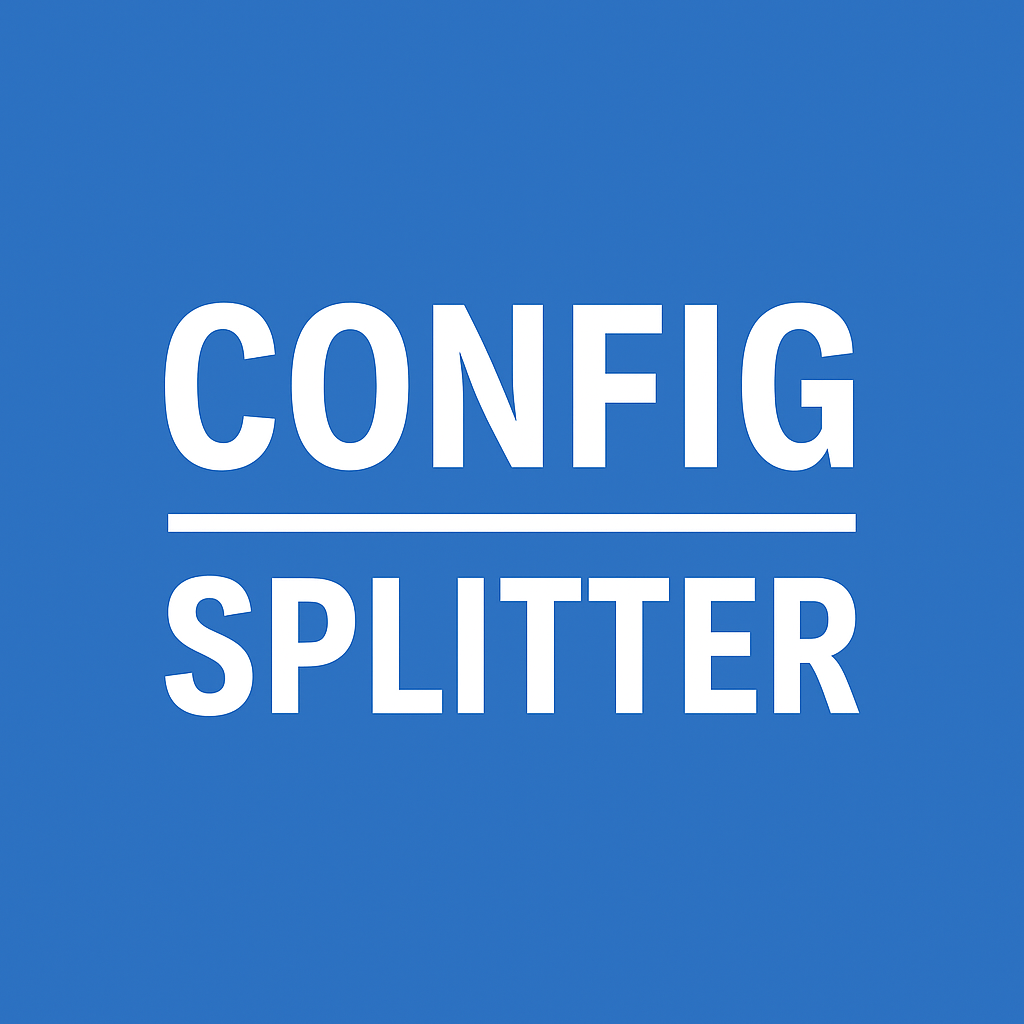 Configsplitter