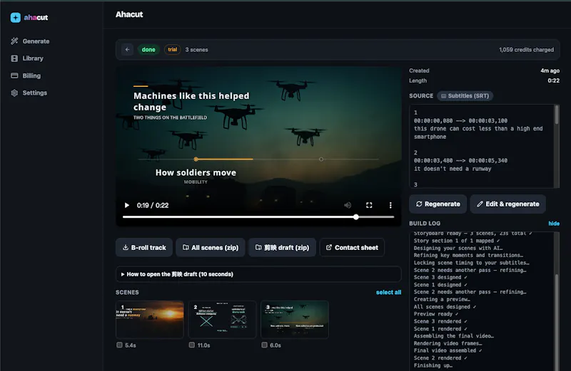 Ahacut screenshot 2