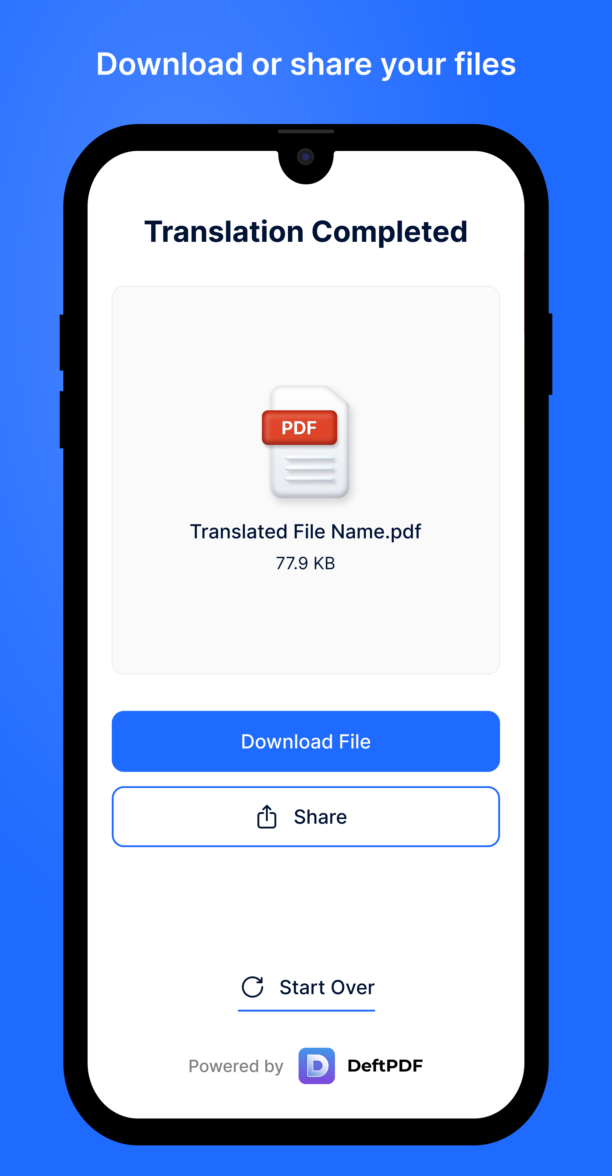 Média Traducteur de document DefTPDF - Traduire instantanément les documents en 130 langues 7