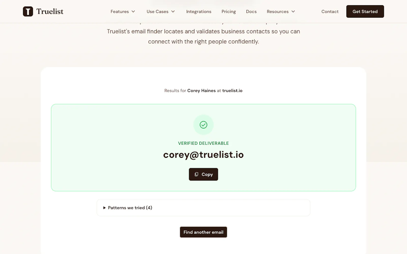 Email Finder by Truelist screenshot 3