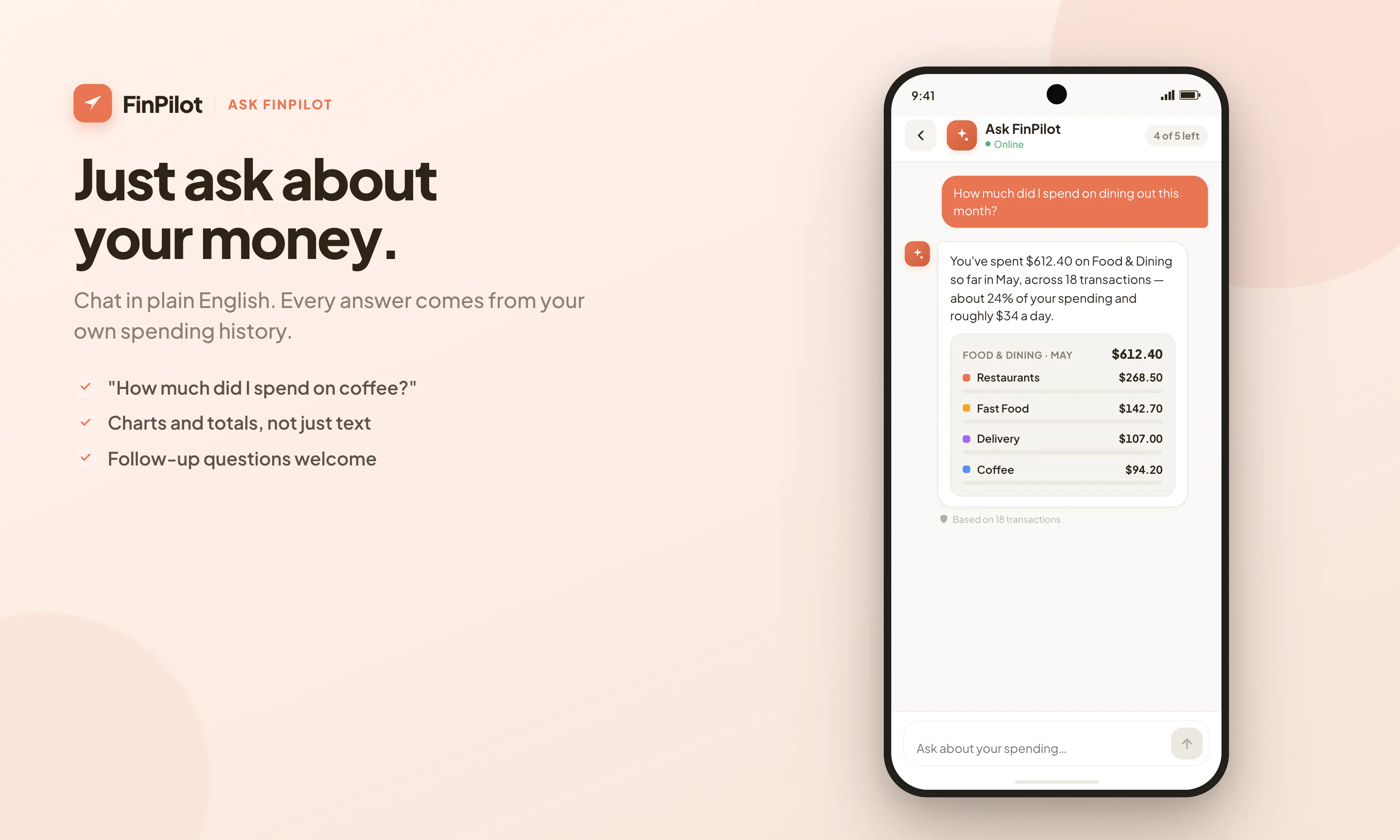 FinPilot – AI Expense Tracker gallery image