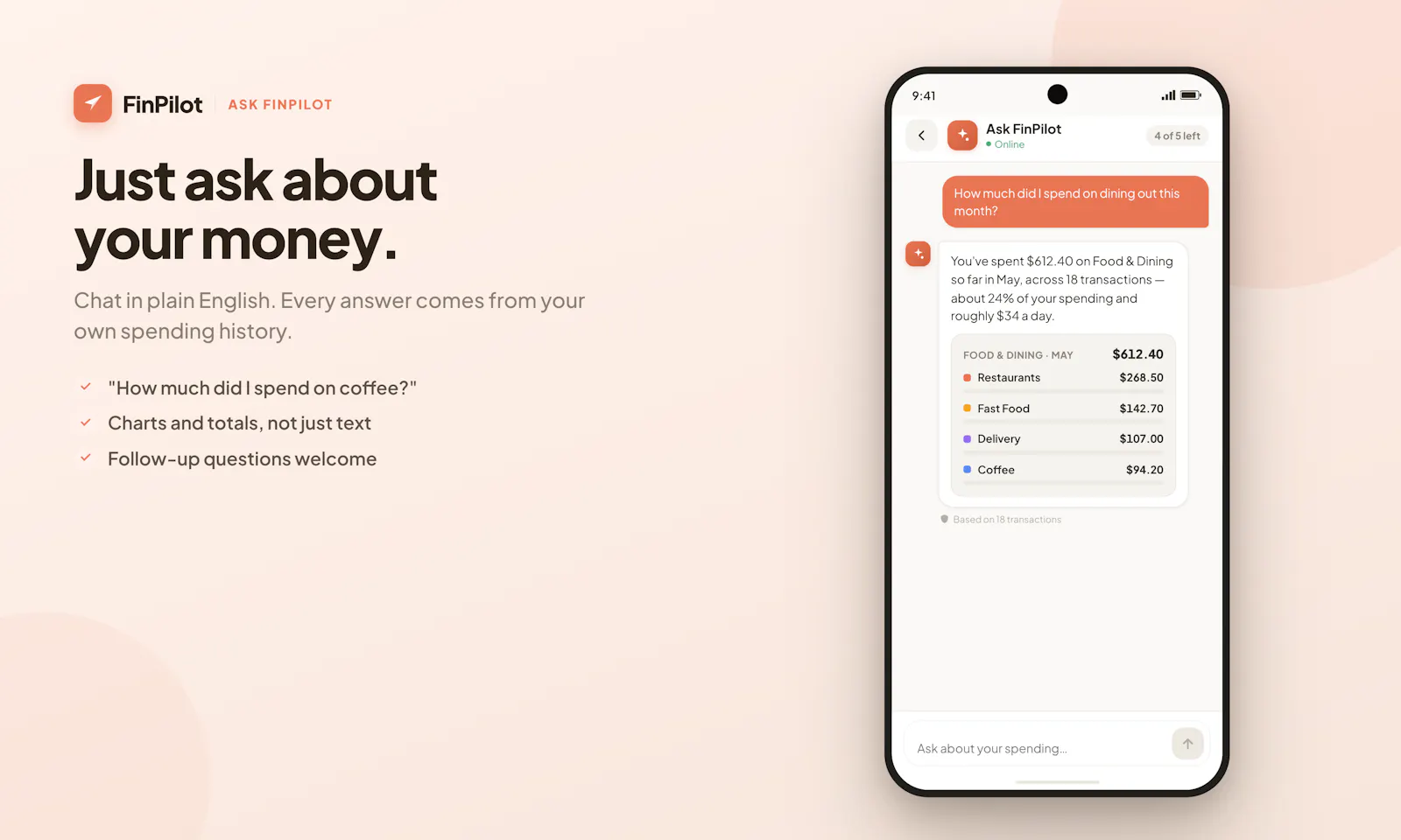 FinPilot – AI Expense Tracker screenshot 4