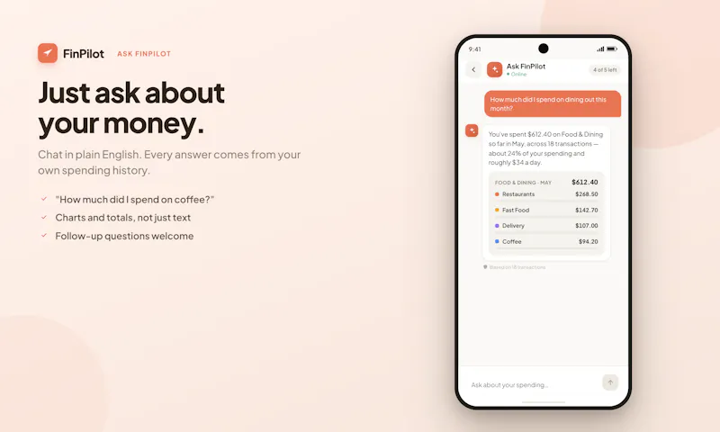 FinPilot – AI Expense Tracker screenshot 4
