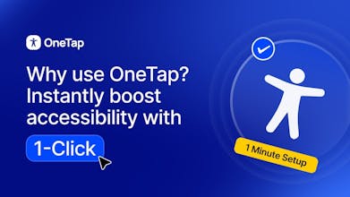 OneTap - Wordpress Accessibility Plugin gallery image