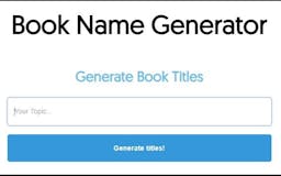 Book Name Generator media 1