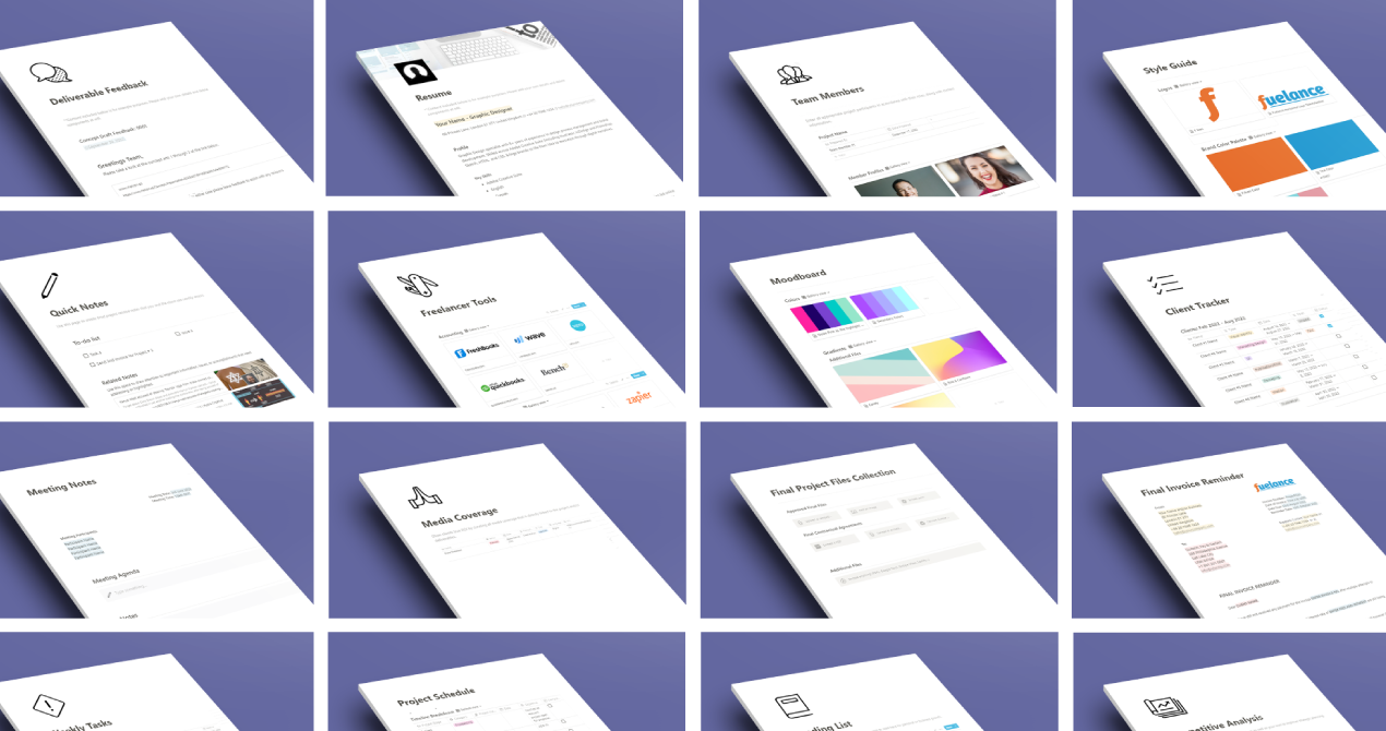 Notion 50+ Page Freelancer Pack  gallery image
