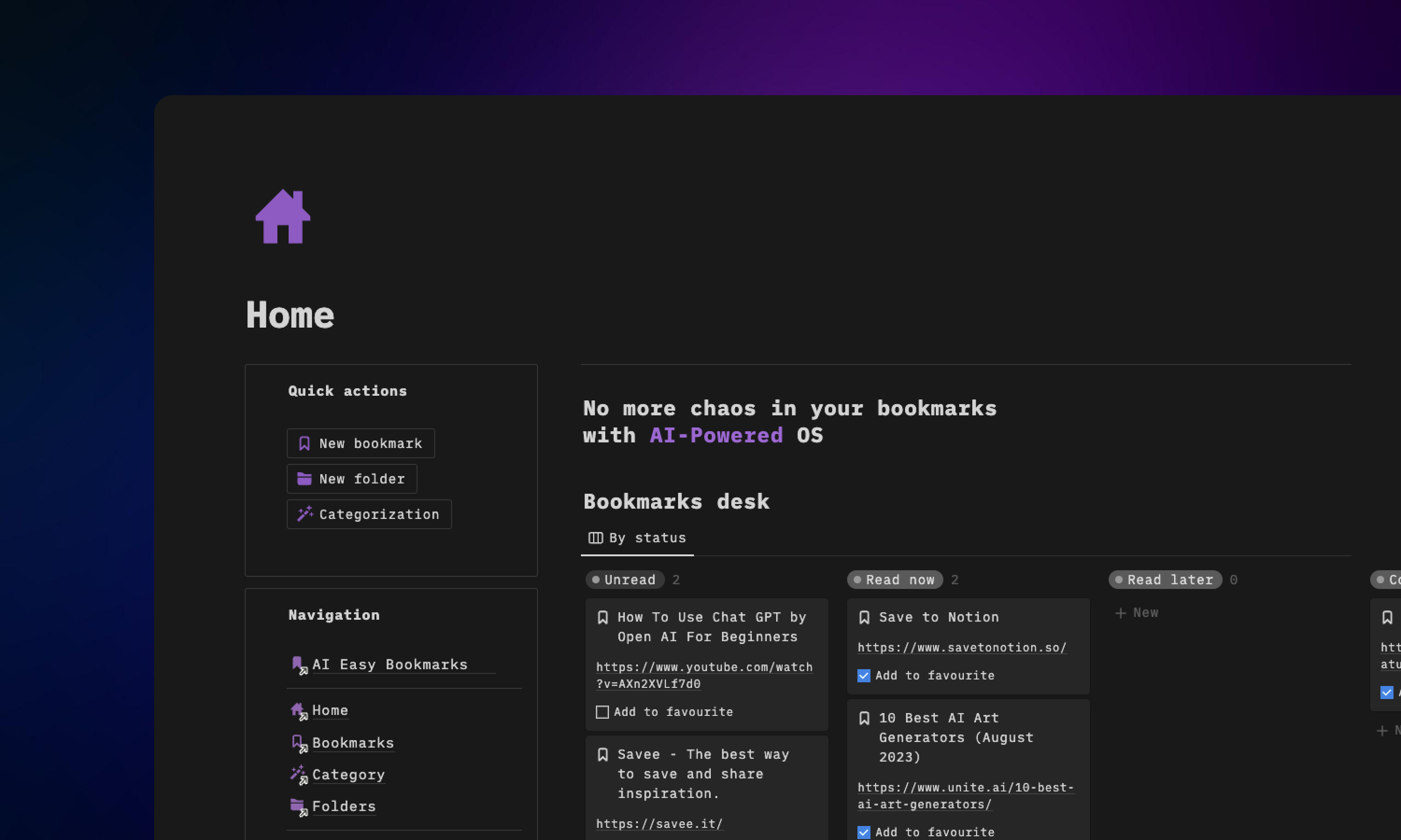 AI Easy Bookmarks - La tua soluzione per un segnalibro aggiuntivo per i segnalibri. media 3