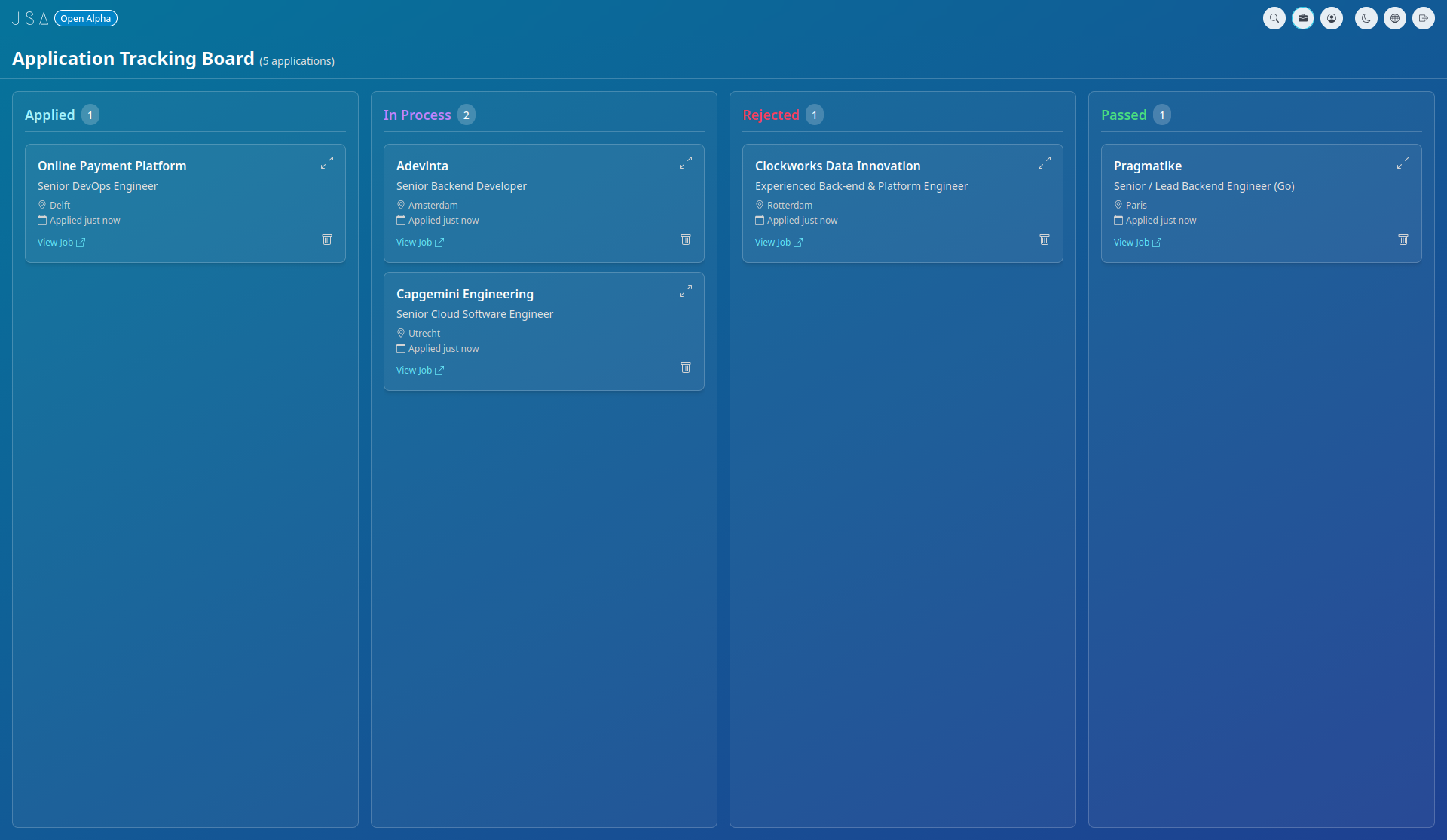 JSA - Screenshot 5 showing product features and functionality