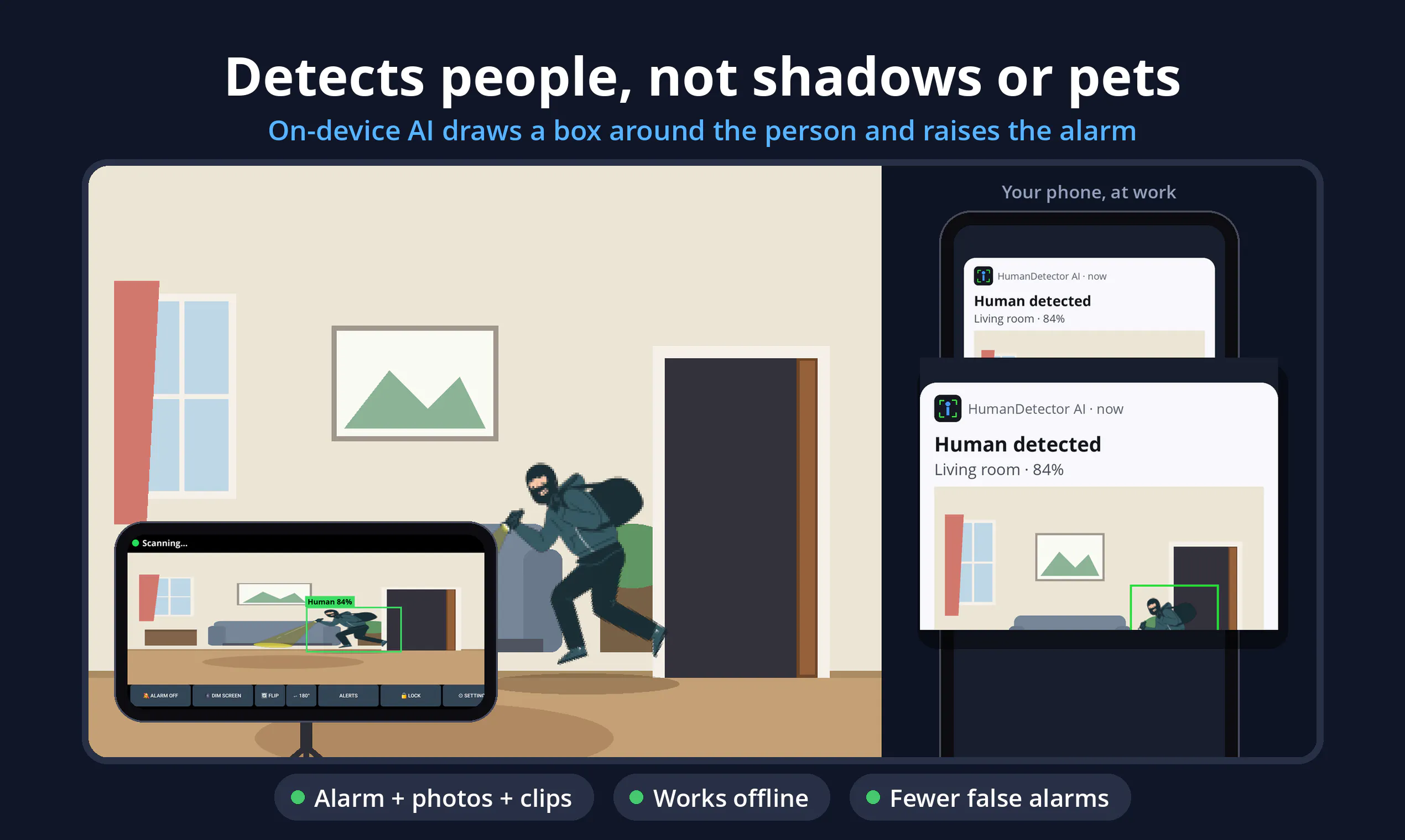 Human Detector Security Camera Android  gallery image