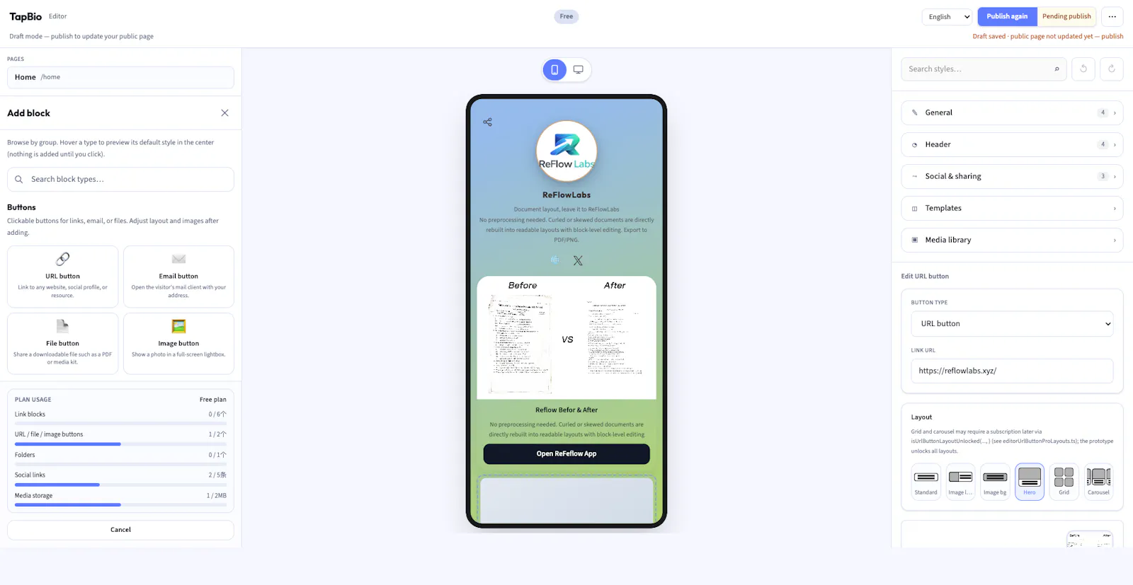 TapBio screenshot 2