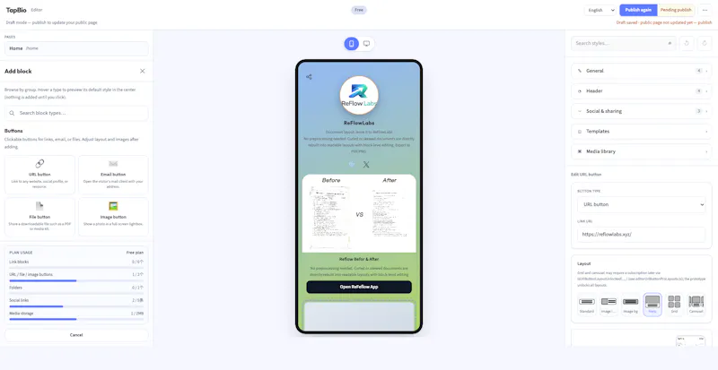 TapBio screenshot 2