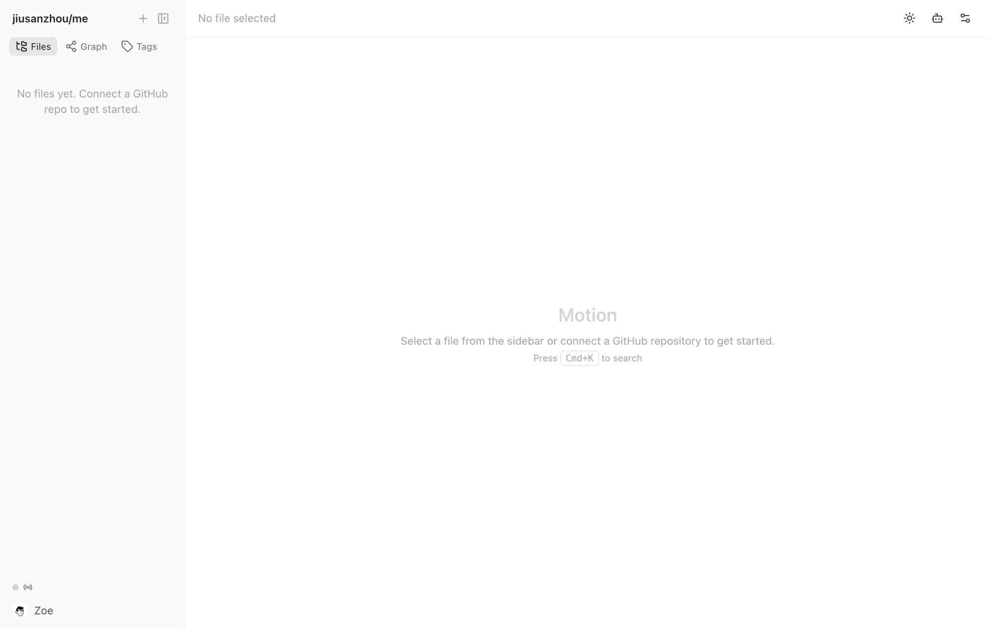 Motion — Knowledge Editor gallery image