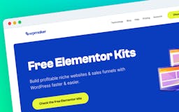 Free Elementor Kits by WPMaker media 2