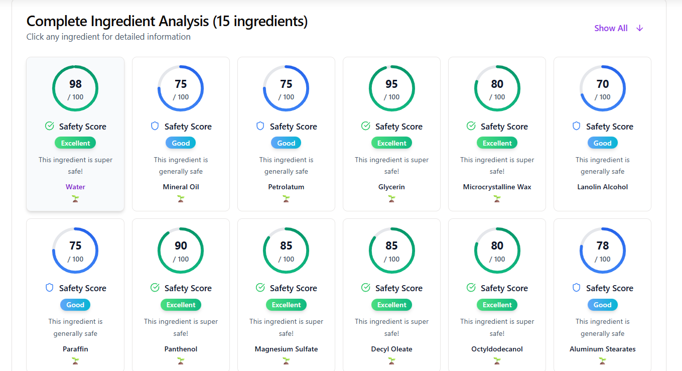 Média Ai de Purerescan - Analyse instantanée basée sur l'IA des cosmétiques et des affections cutanées. 3