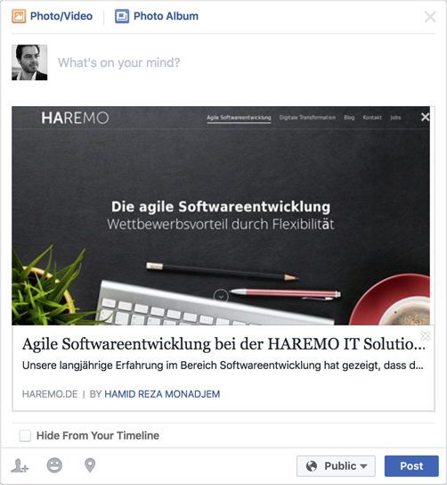 HAREMO Social Screenshots (WP Plugin) gallery image
