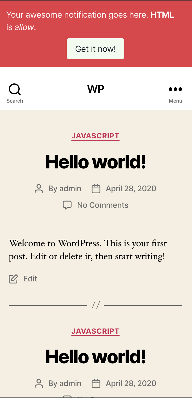 Next Notification Bar gallery image