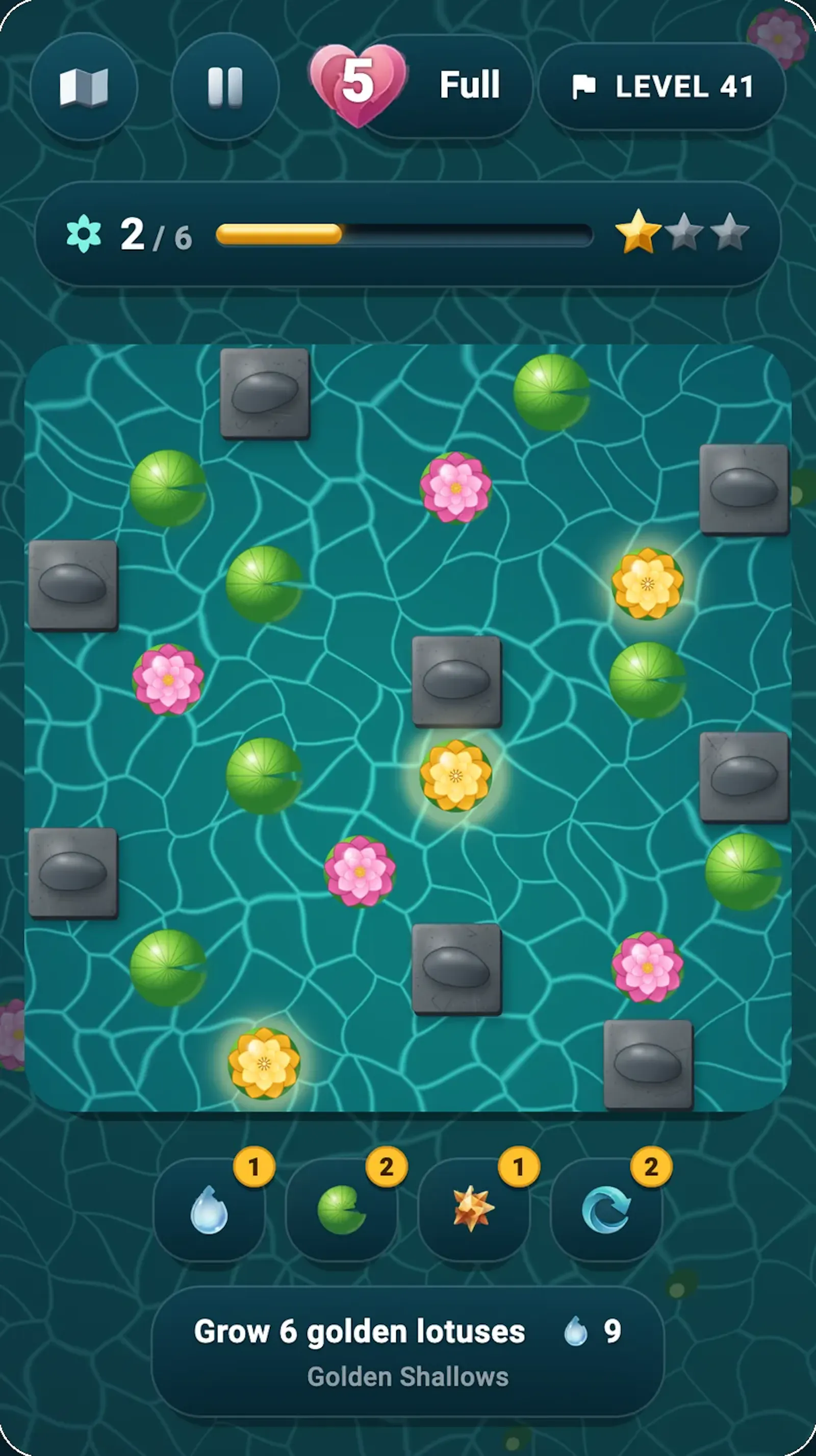 Kinetic Lotus: Ripple Puzzle screenshot 4