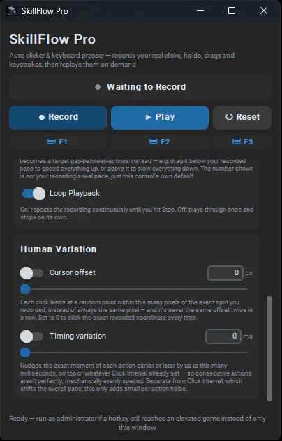 SkillFlowPro Auto Clicker/Macro Recorder gallery image