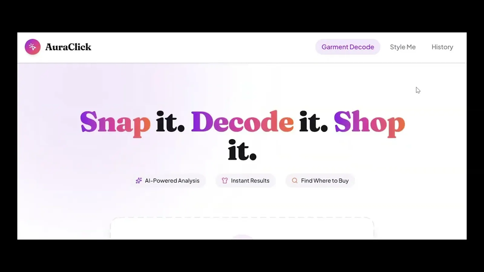 AuraClick screenshot 1 (video preview)