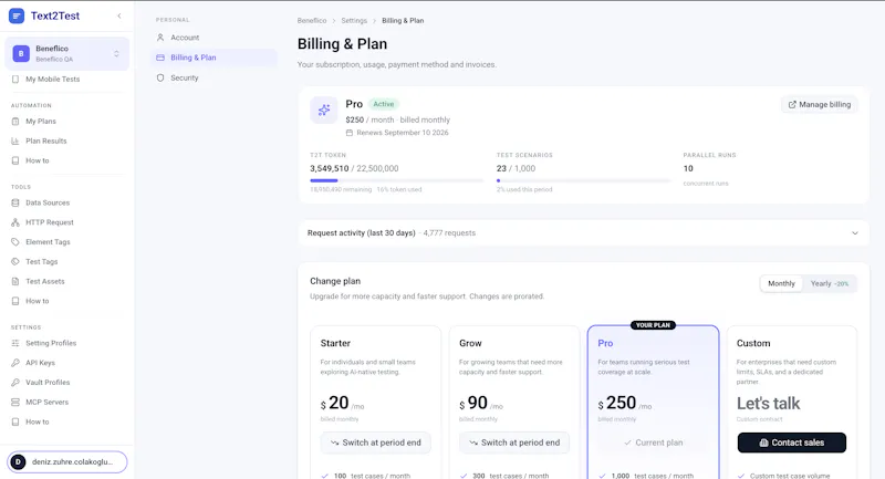 Text2Test | 0 → Test Suite in Minutes screenshot 8