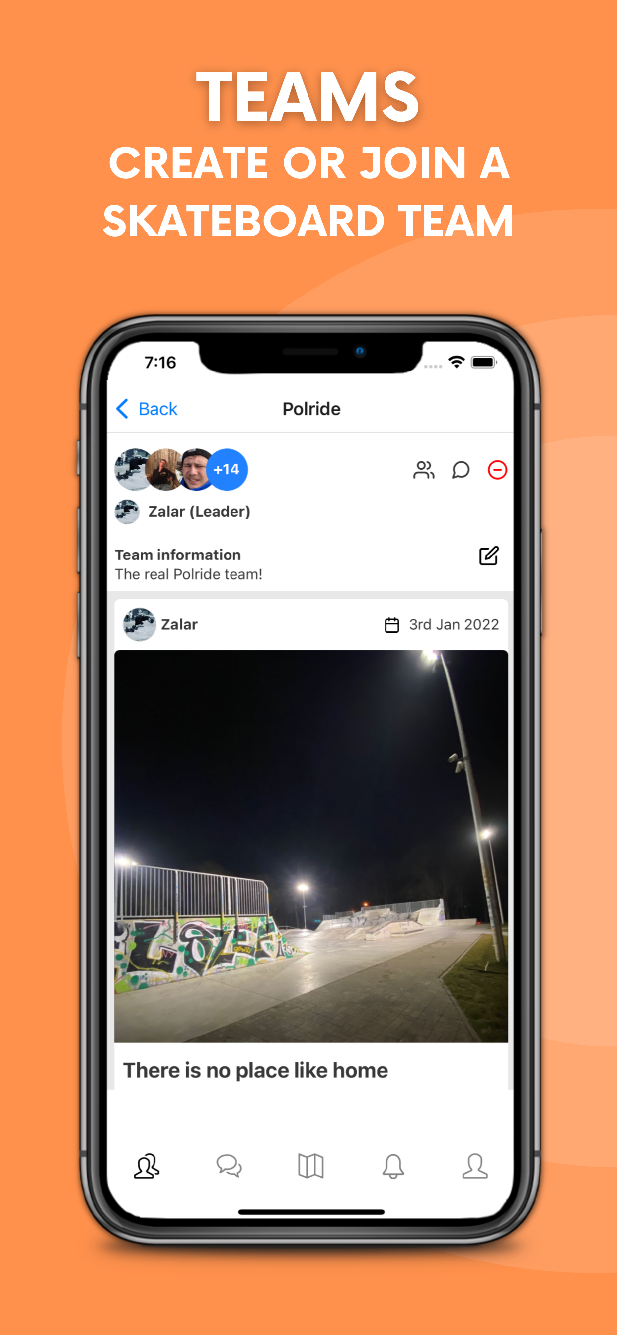 Skatetool - Mobiele app voor skateboarders - Skateboarden, skate, mobiele app, skate -plekken, community media 7