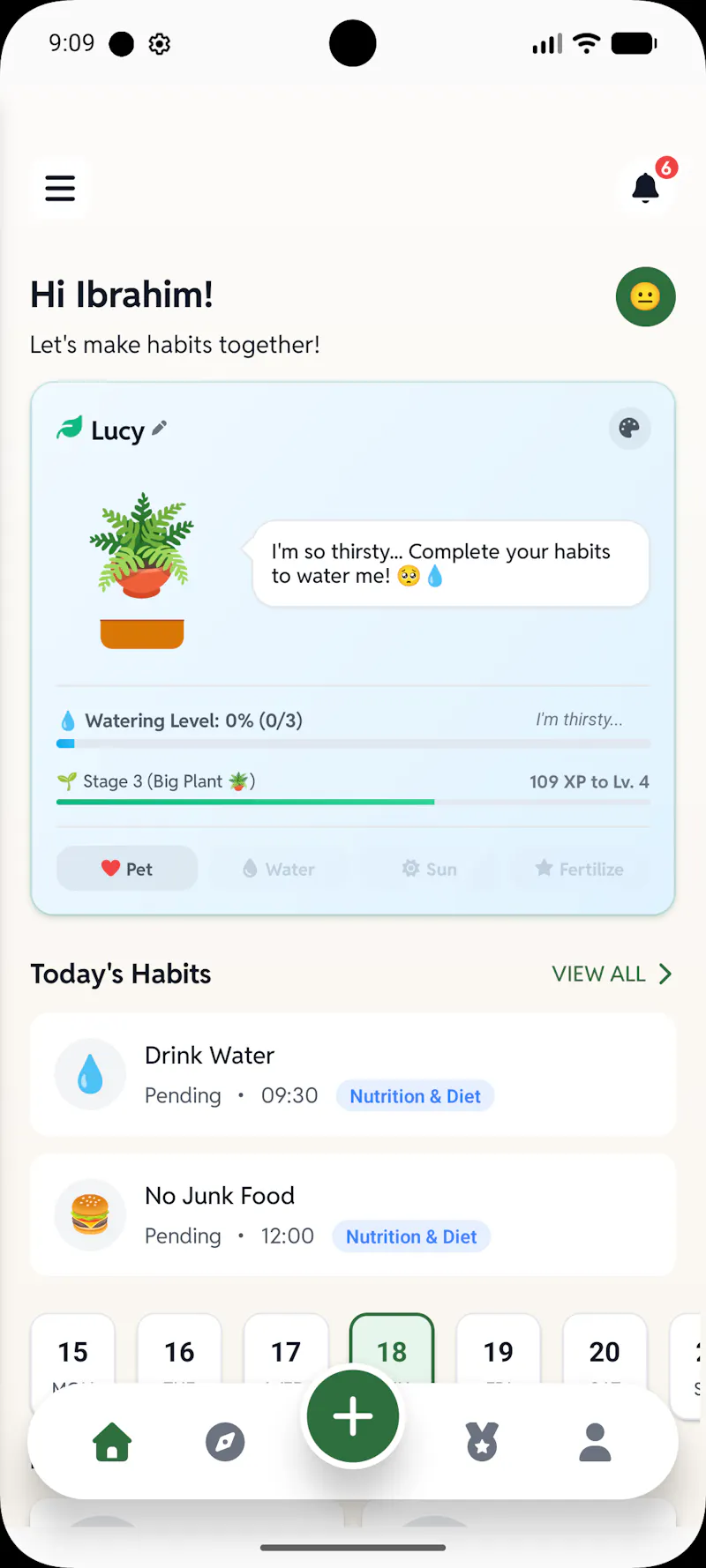 GrowDay: Habit Tracker & Daily Goals screenshot 1