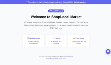 AI Chat Widget — 24/7 Customer Support gallery image