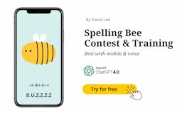Spelling Bee Contest and Training media 1