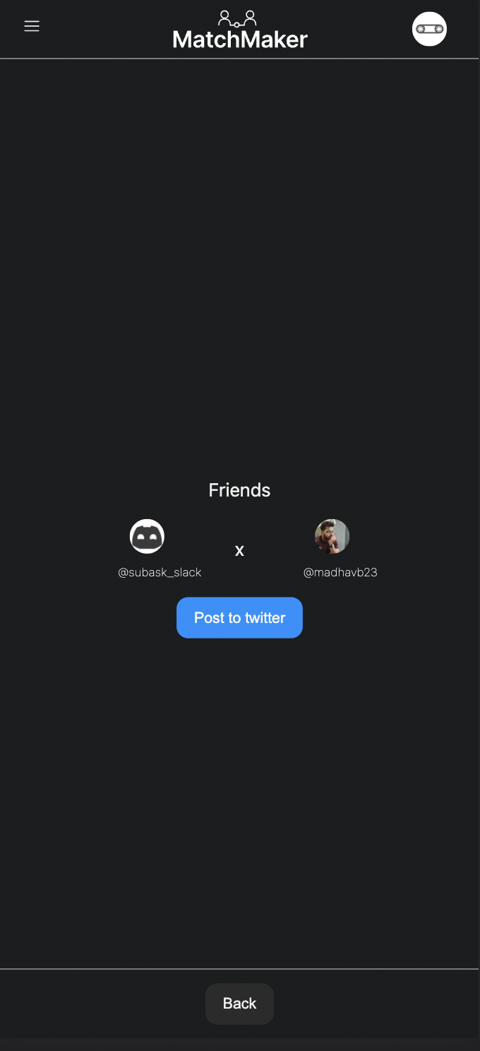 Matchmaker Club - Приложение для увеличения соединений второй степени в Twitter медиа 3
