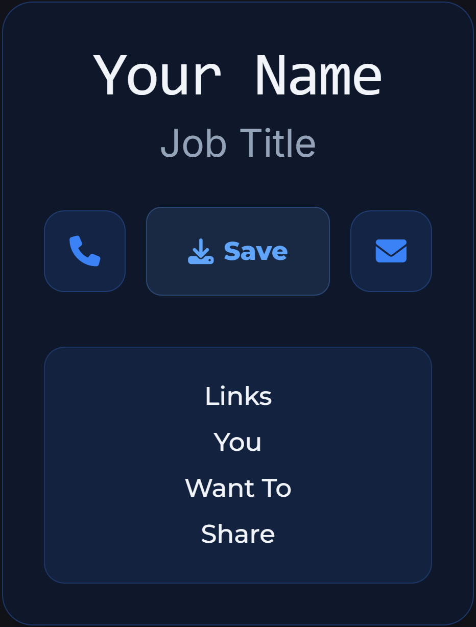 My Card: Digital Business Card gallery image