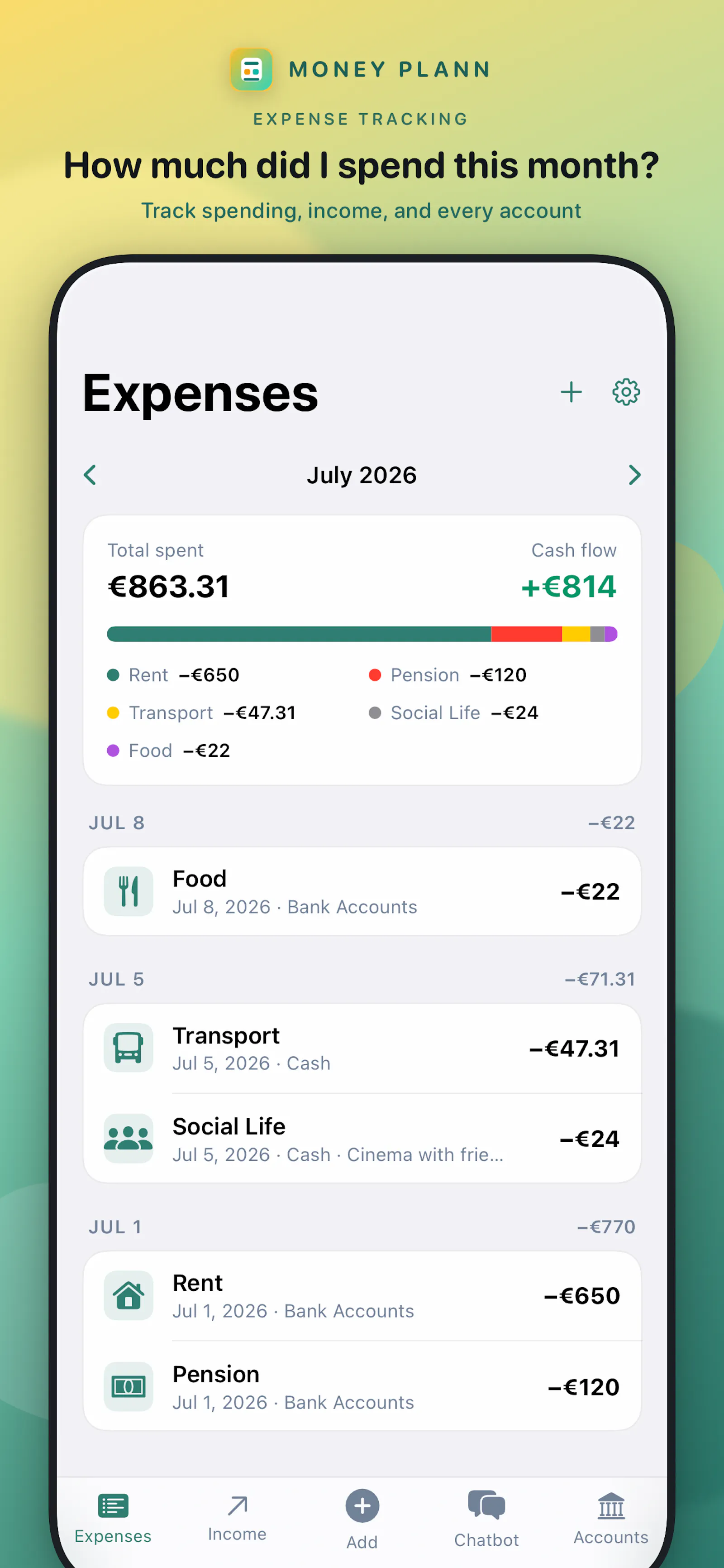 Money Plann screenshot 3