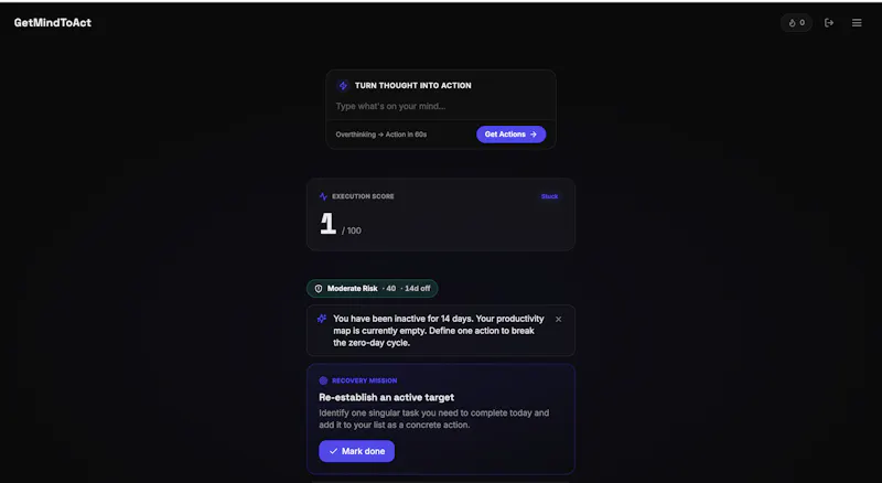 GetMindToAct screenshot 3