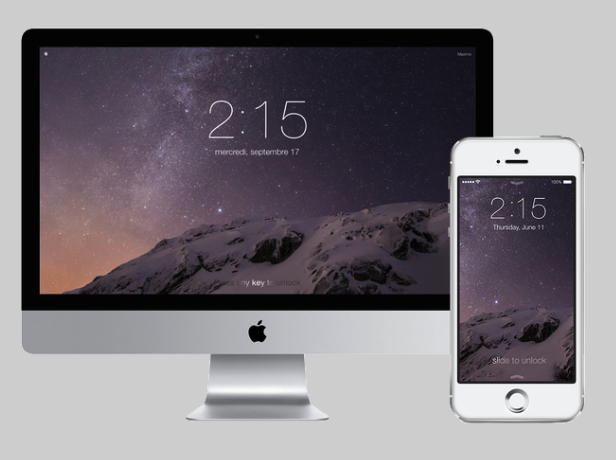 iOS Lock Screen Screensaver for Mac OS gallery image