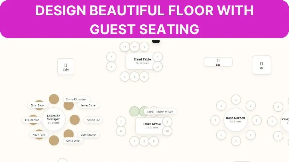 Atelier Seating- Wedding Chart Maker gallery image