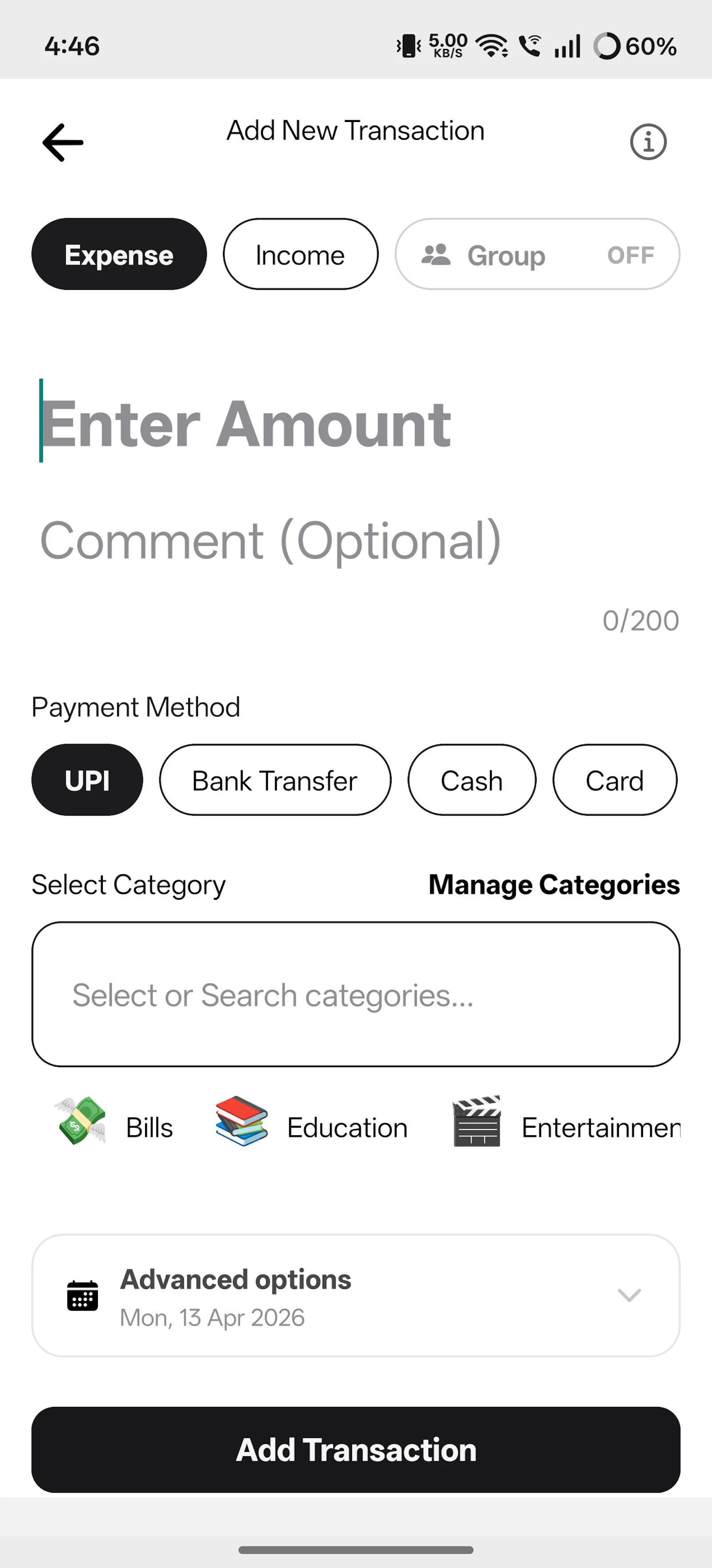 Finex - AI powered expense manager screenshot 5