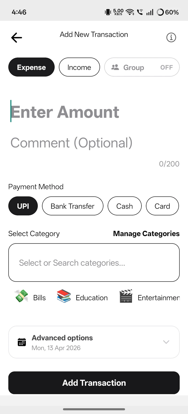 Finex - AI powered expense manager screenshot 5