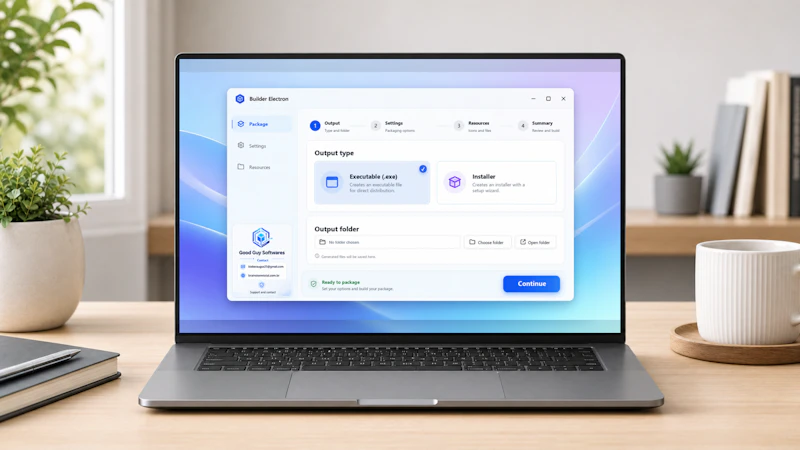 Web2Windows Electron Builder screenshot 3