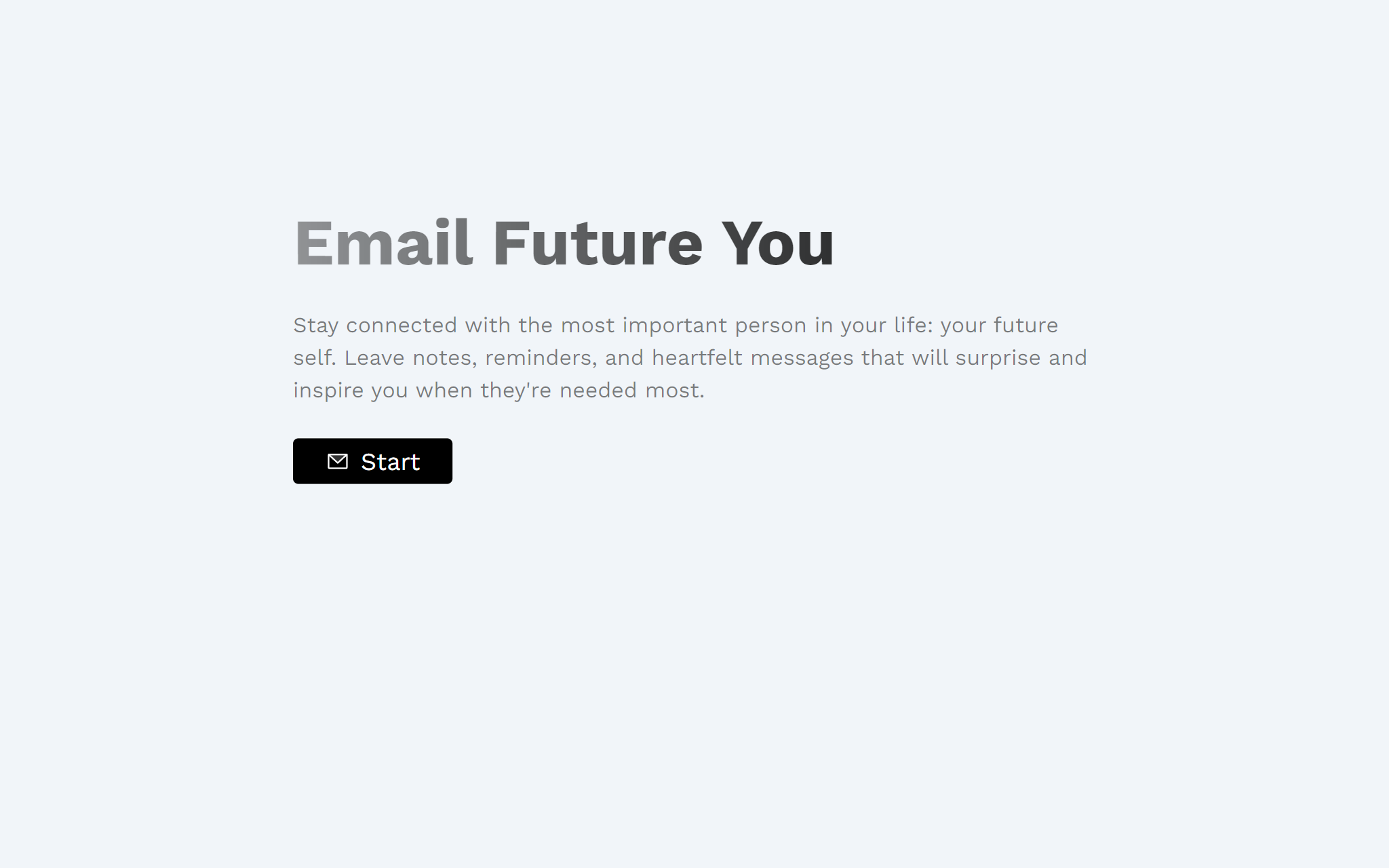 startuptile Email Future You-Write an email to yourself in future.