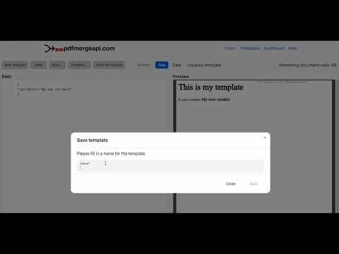 PDF merge API gallery image