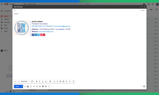 Email Signature Generator by cloudHQ Image