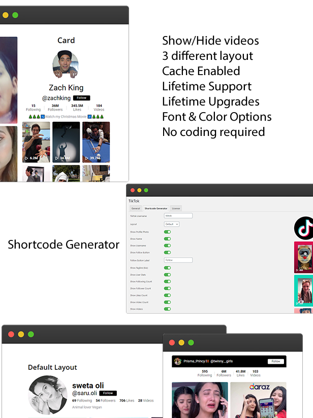 TikTok Feed - WordPress Plugin gallery image