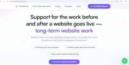 NoCodeVista — No-Code Website Builder gallery image