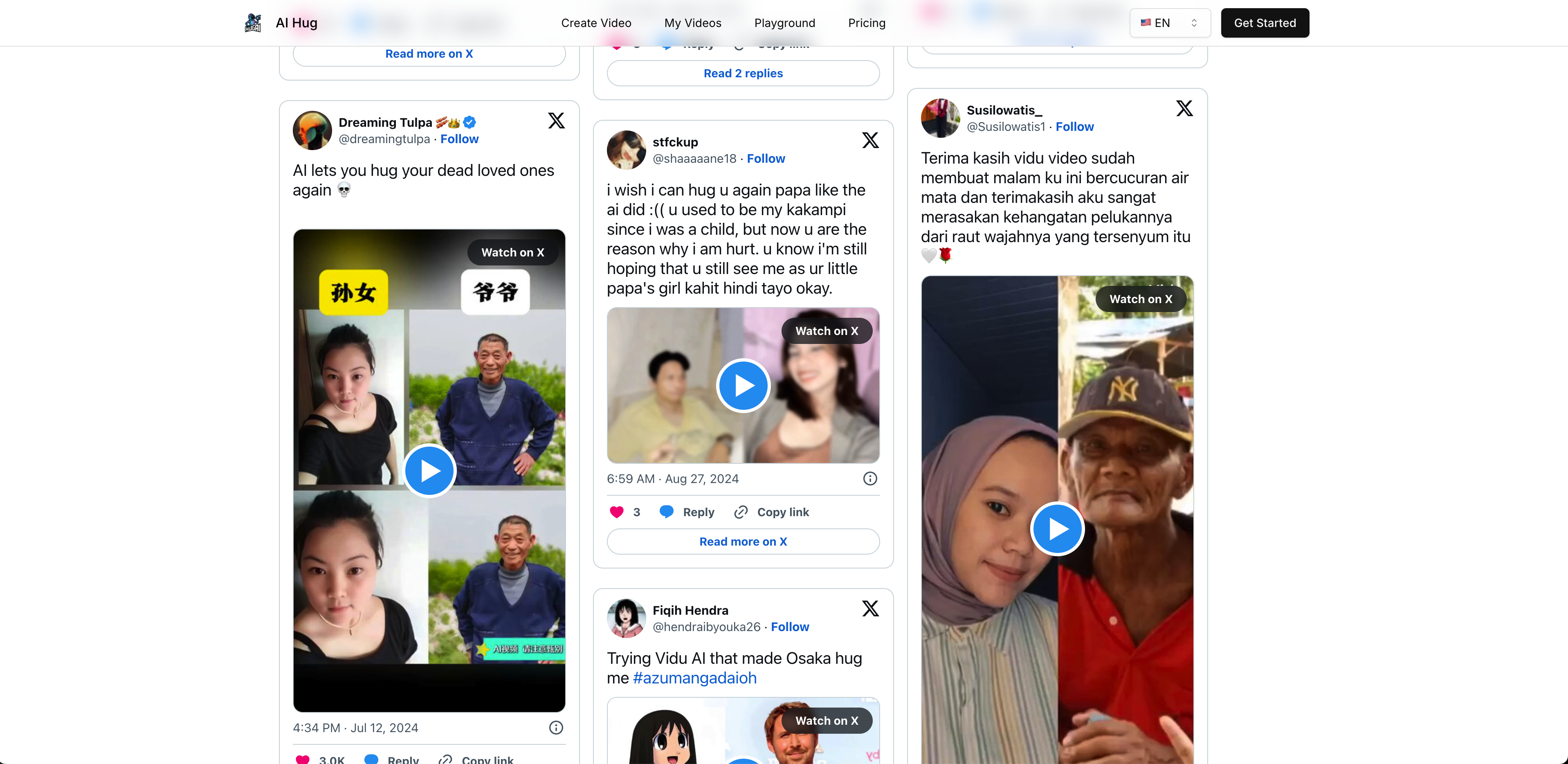 Ai Hug-Make-Leute umarmen sich auf dem Foto Medien 3